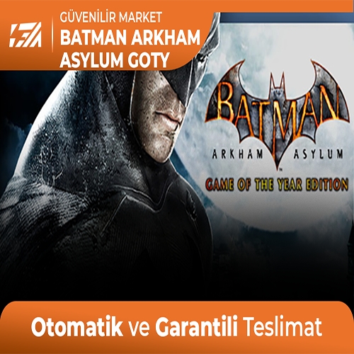  Batman Arkham Asylum GOTY + Garanti + Destek